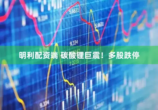 明利配资端 碳酸锂巨震！多股跌停