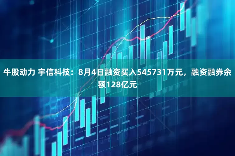 牛股动力 宇信科技：8月4日融资买入545731万元，融资融券余额128亿元